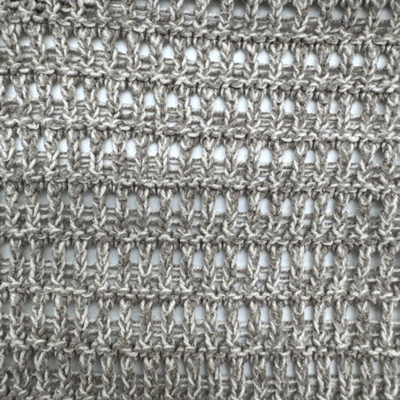 DKNY Jeans Knit V Neck Cozy 59 % cotton Woman’s Sweater Large Tan cozy - Picture 11 of 14